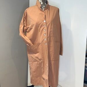 Kernel Cosmos Sz S (6-8) Cotton Modern Trench Jacket Coat